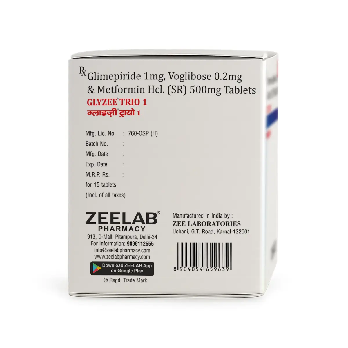 Glyzee Trio 1 Tablet