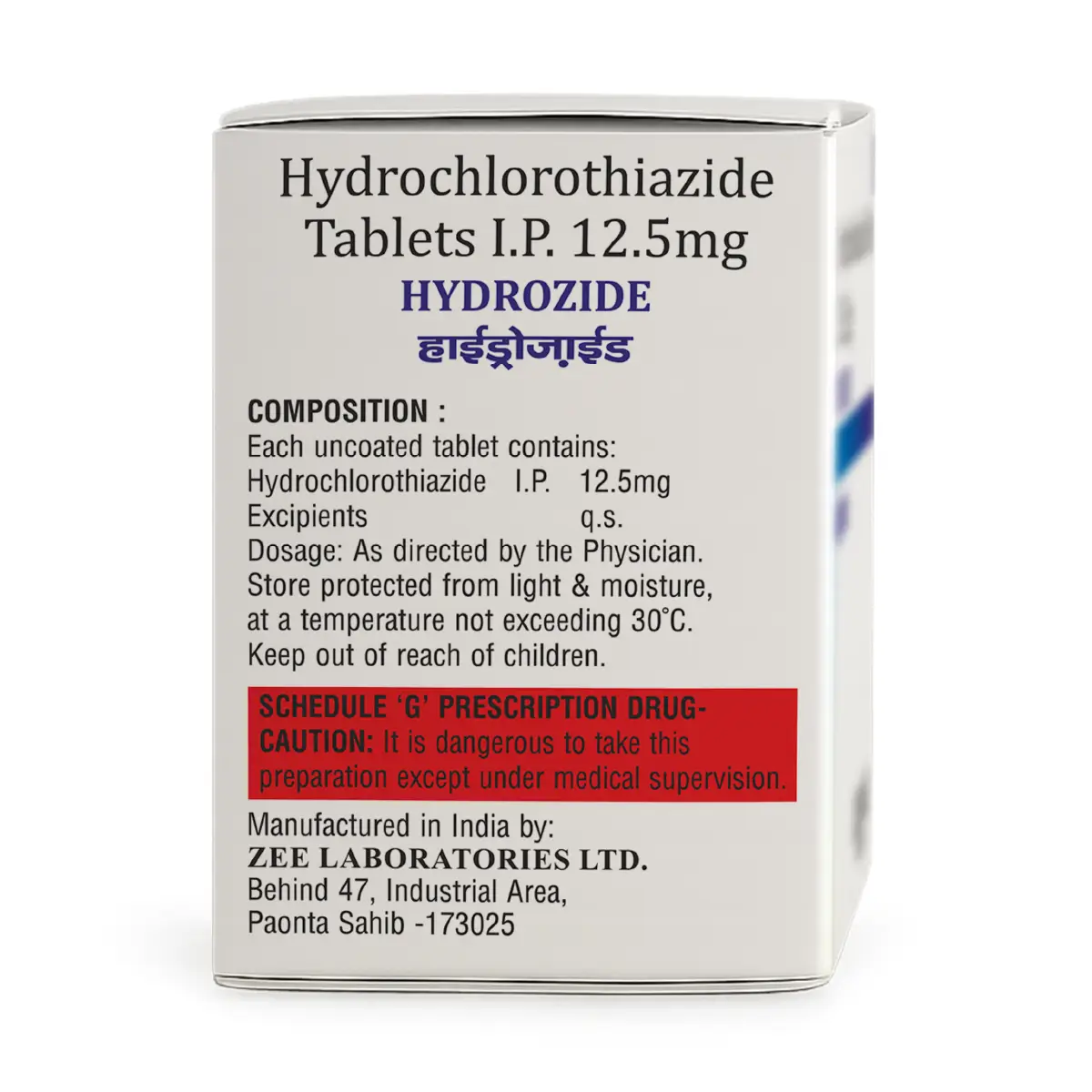 Hydrozide 12.5 Tablet