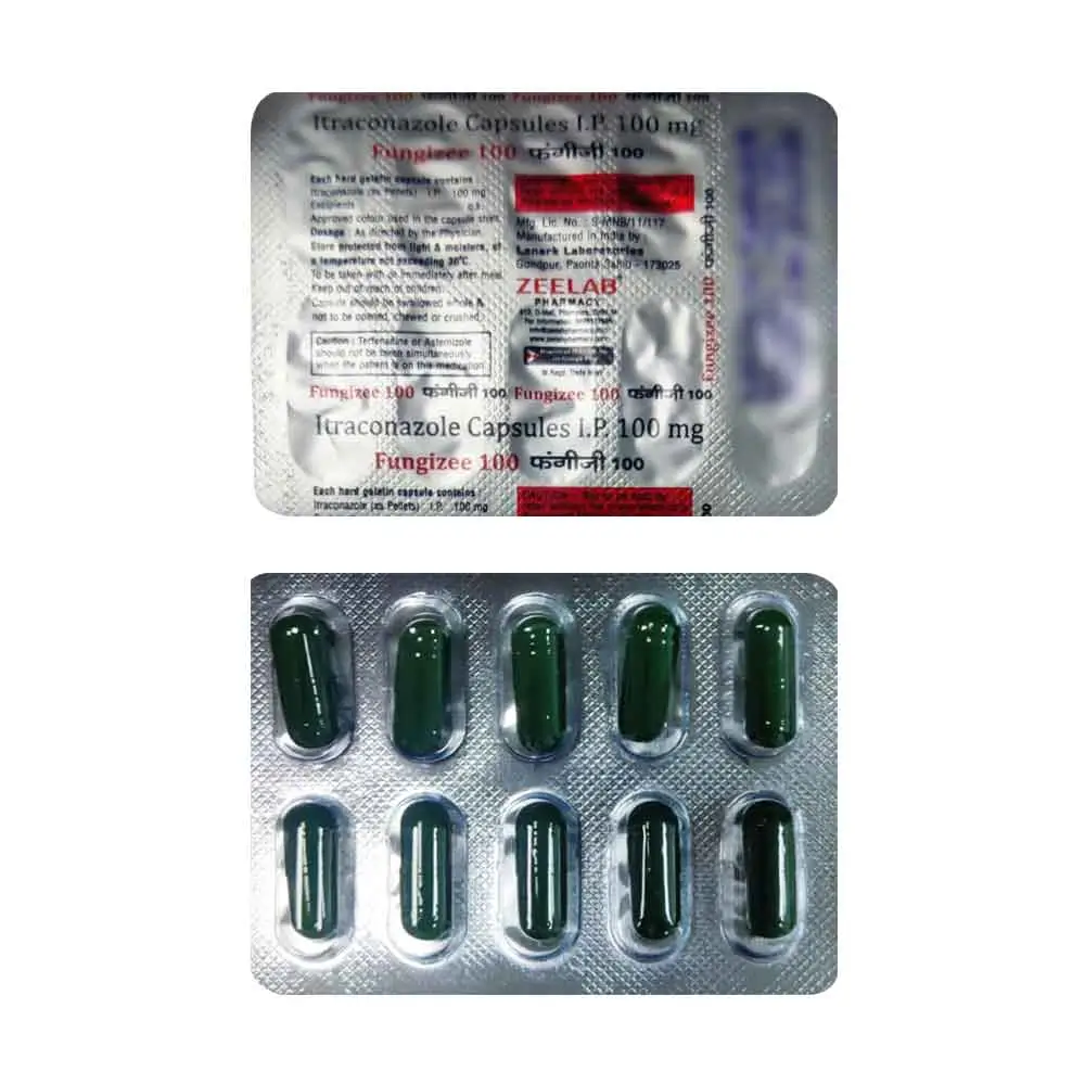 fungizee 100 capsule 10 strip