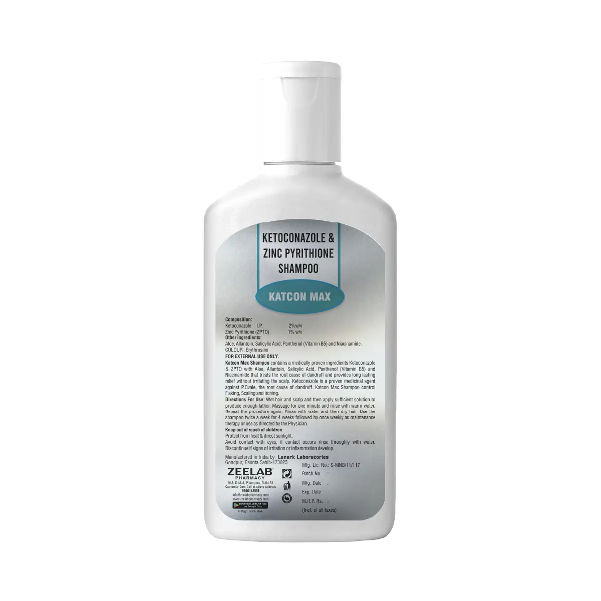 Katcon Max Shampoo | Treats Dandruff, Scalp Itching & Fungal Infection