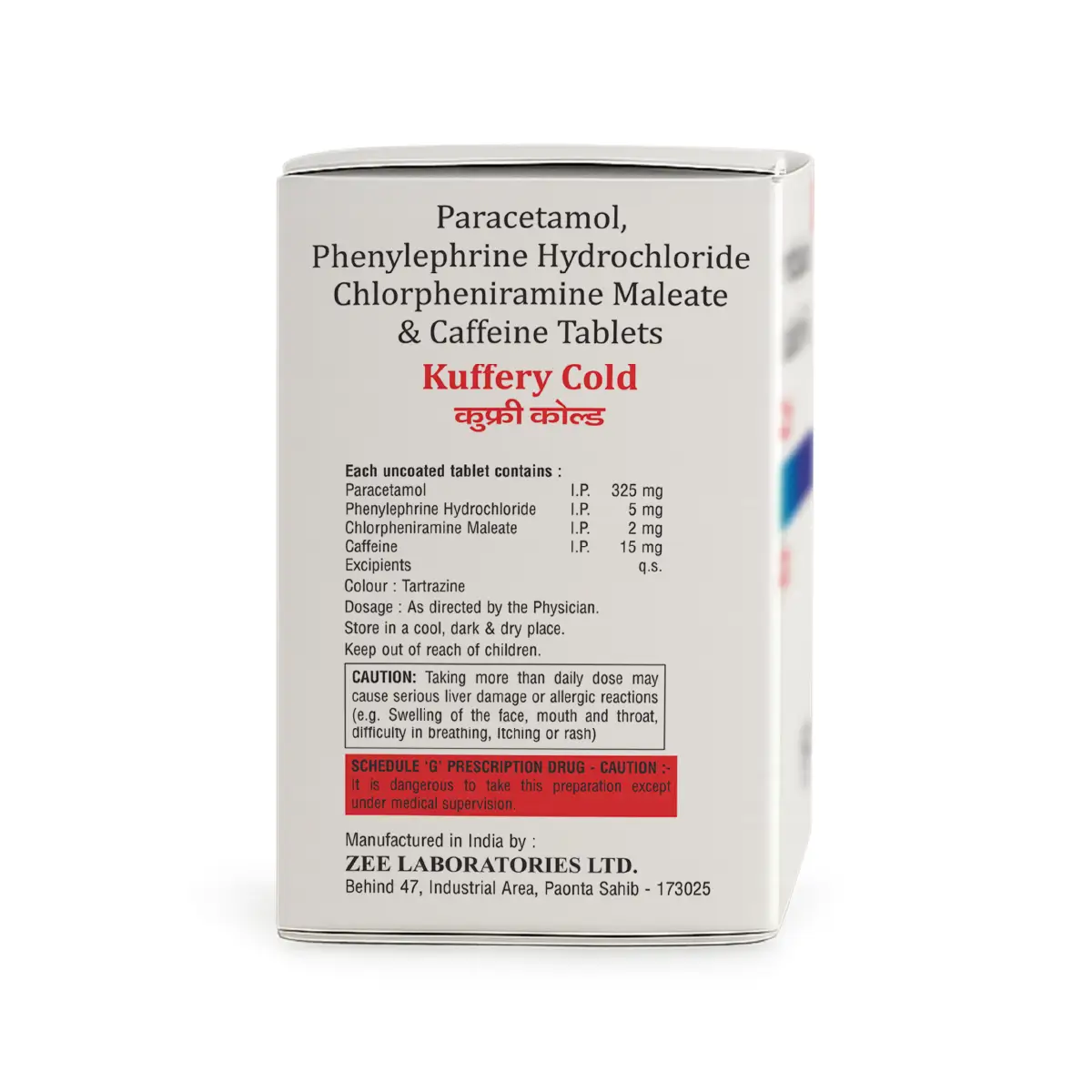 Kuffery Cold Tablet | Relief for Common Cold, Fever & Nasal Congestion