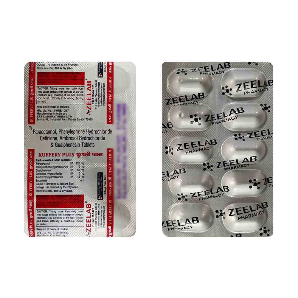 Kuffery Plus Tablet | Helps Reduce Cough and Cold Symptoms