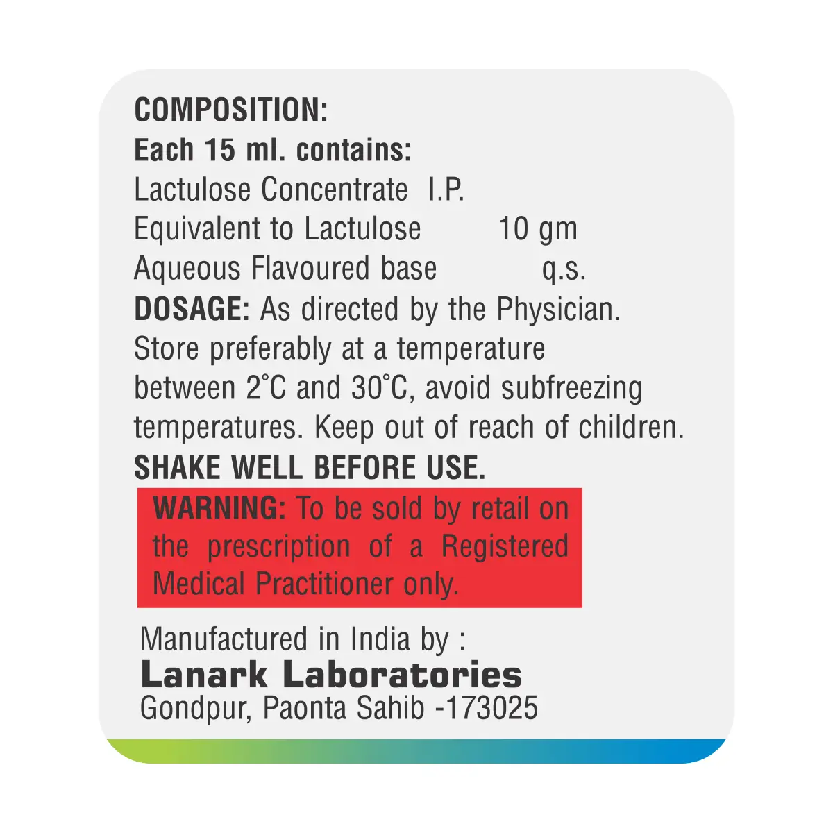 Lactolix Solution 100ml