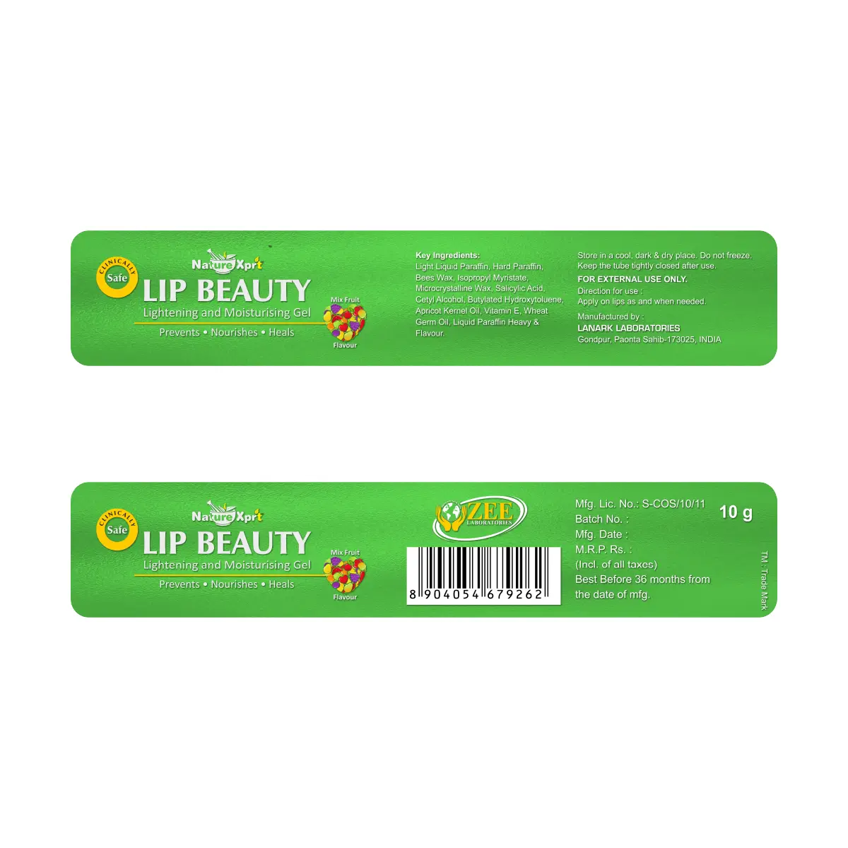 Lip Beauty Lip Balm (Mix Fruit)