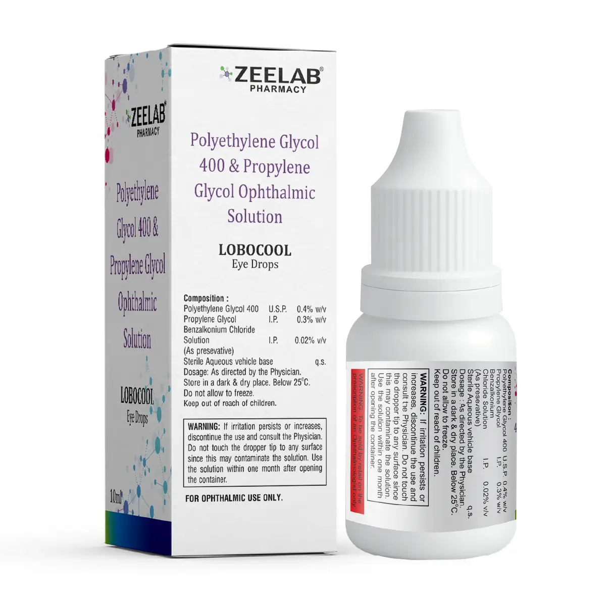 Lobocool Eye Drops 10 ml | Helps Soothe Dryness & Irritation