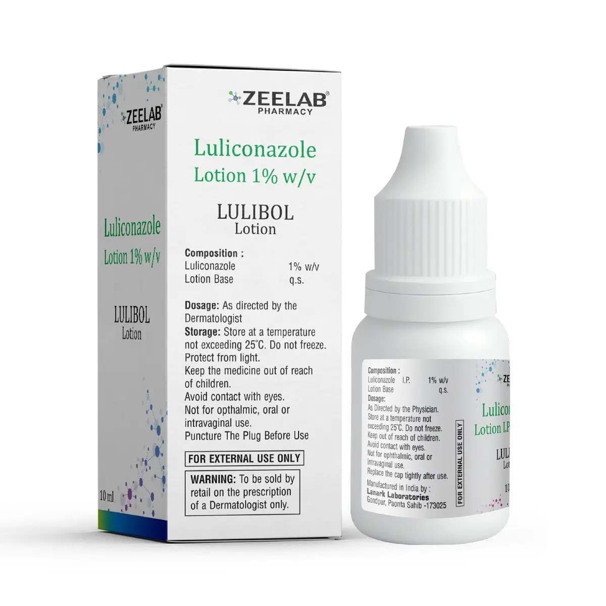 Lulibol Antifungal Skin Lotion 10 ml | Relieves Itching & Fights Fungal Infection