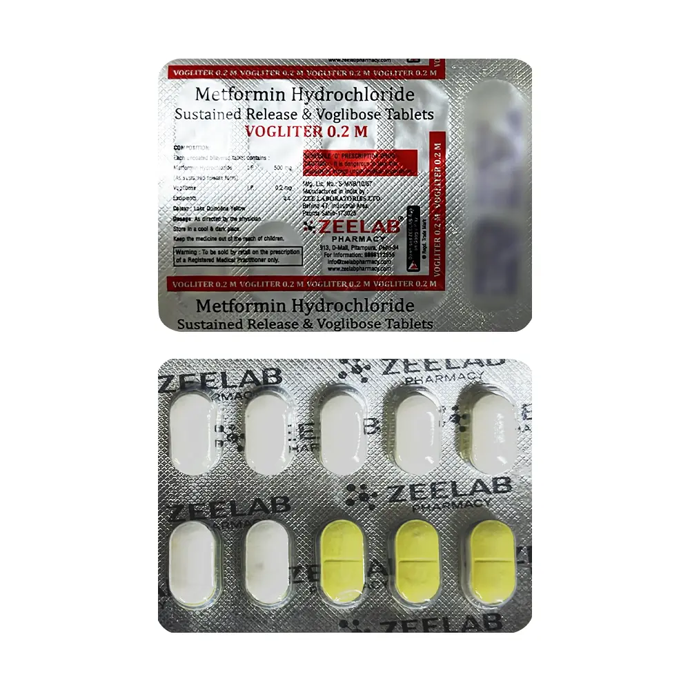 metformin 500mg + voglibose 0.2mg tablet