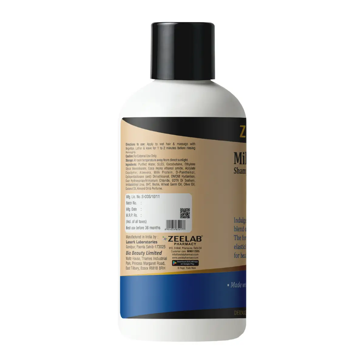 Milk Protein Hair Shampoo with Biotin 