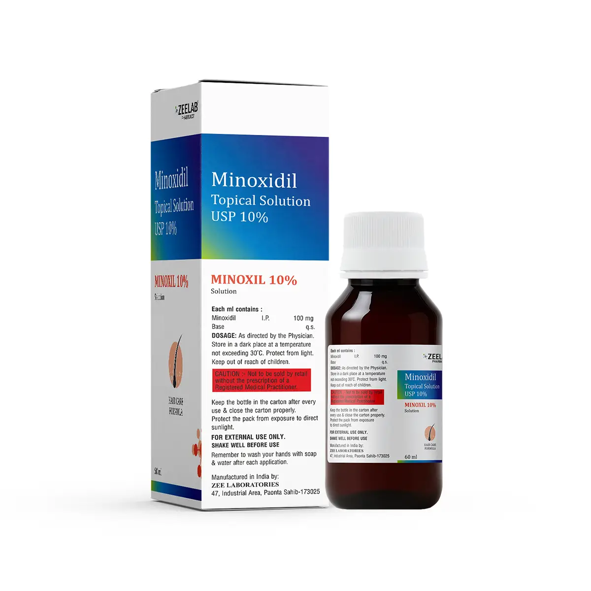 Minoxil 10% Topical Solution For Hair Growth