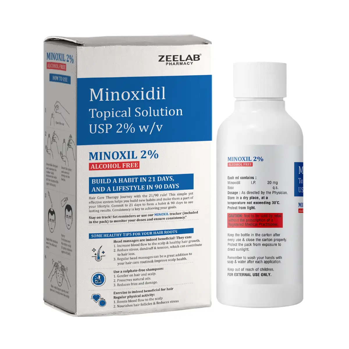 Minoxil 2% Alcohol Free Solution