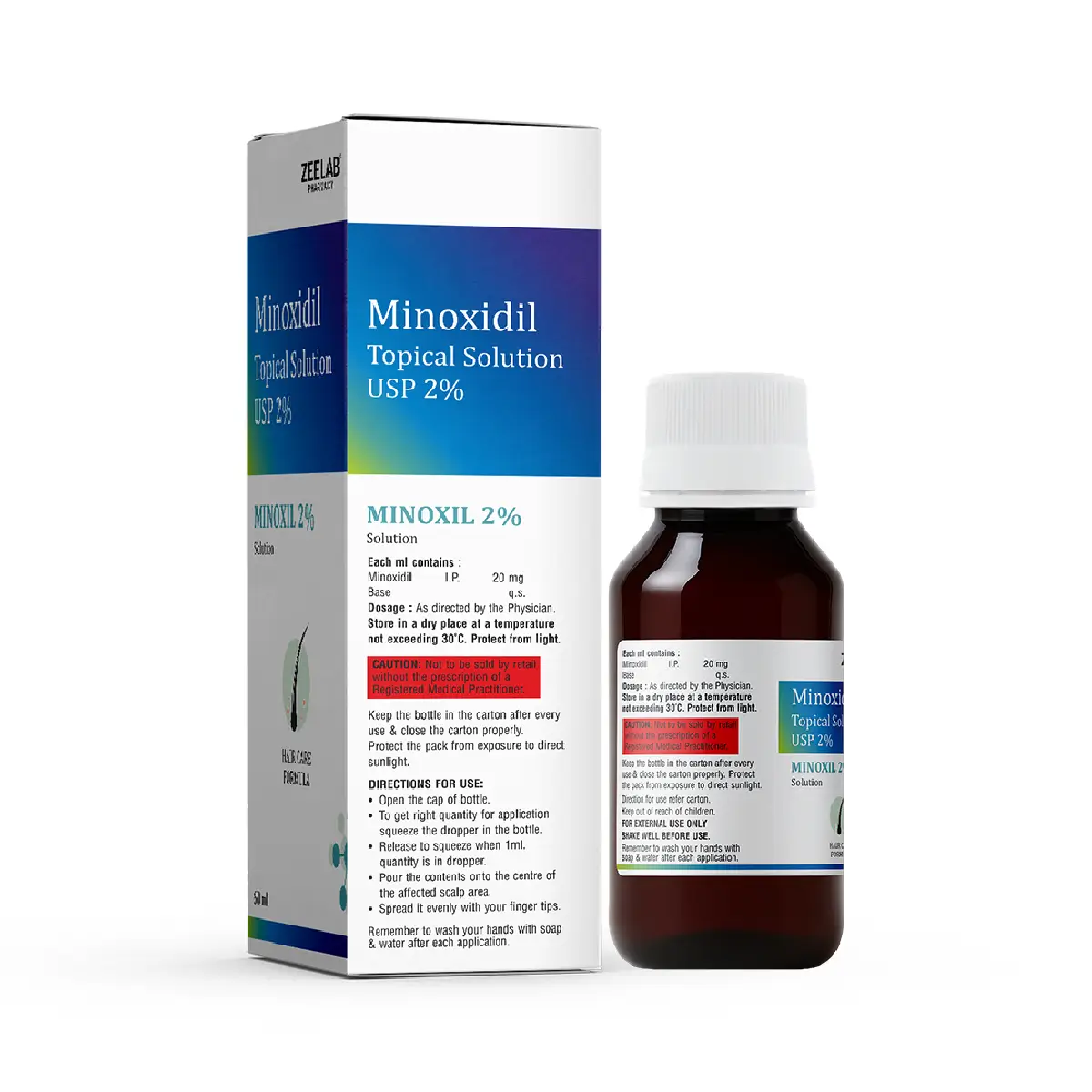 Minoxil 2% Topical Solution For Hair Growth