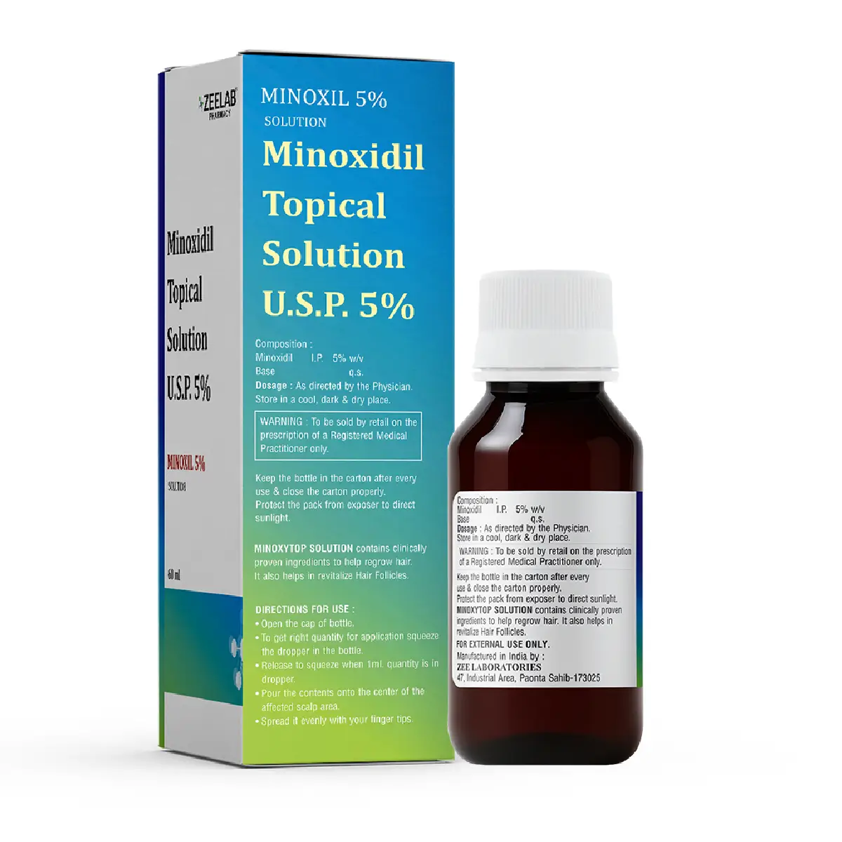 Minoxil 5% Topical Solution | For Hair Growth