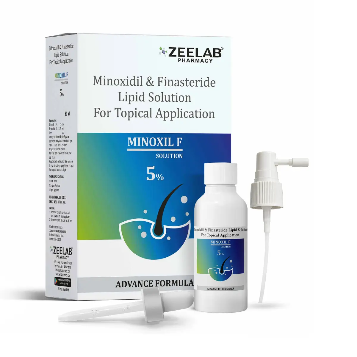 Minoxil F 5% Topical Solution | For Hair Growth