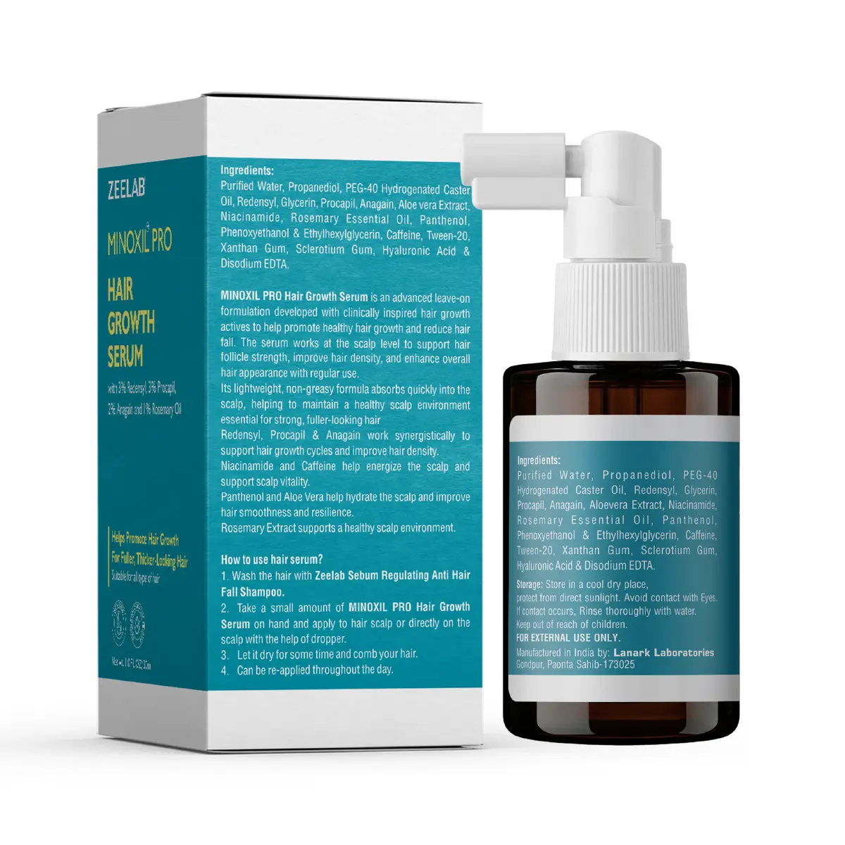 Zeelab Minoxil Pro Hair Growth Serum