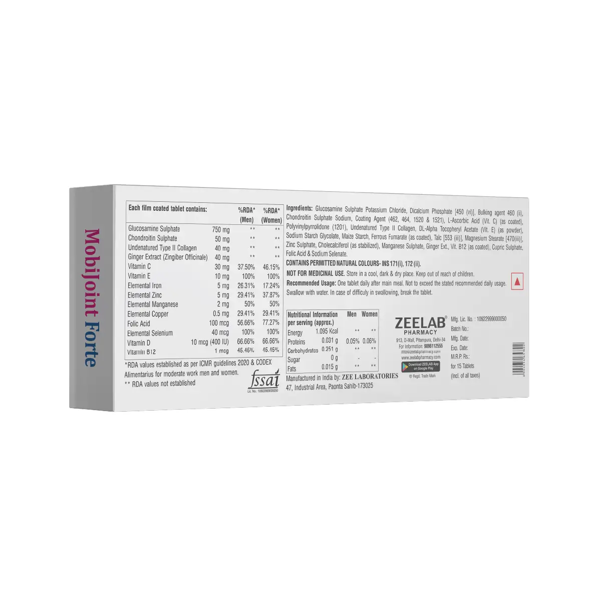 Mobijoint Forte Tablet | Helps Ease Joint Pain & Supports Flexibility