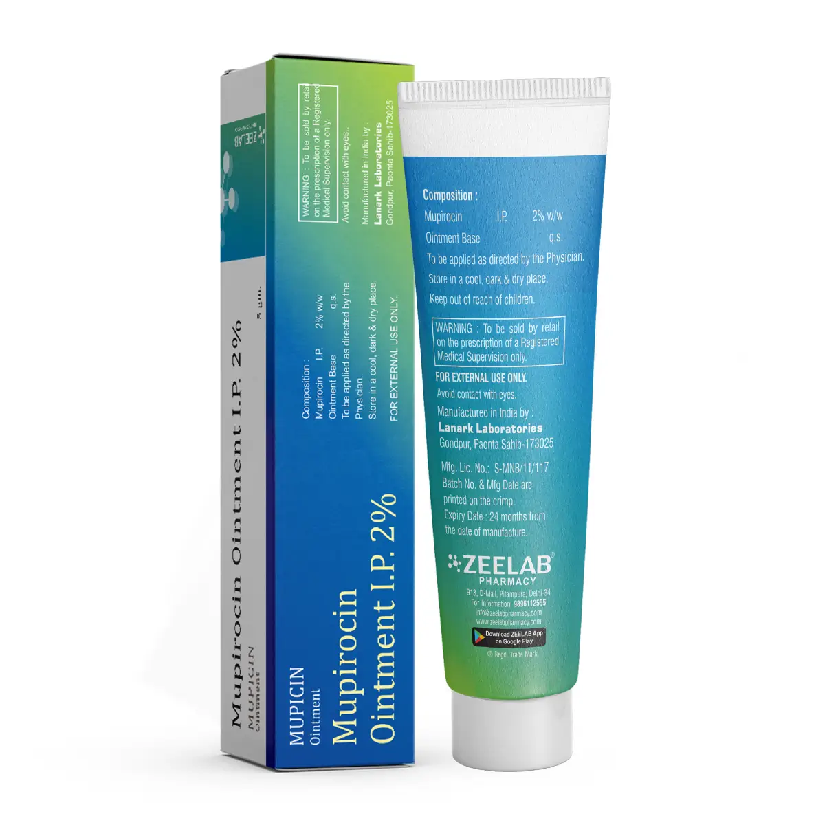 Mupicin Ointment | Protects Against Bacterial Infection & Speeds Healing