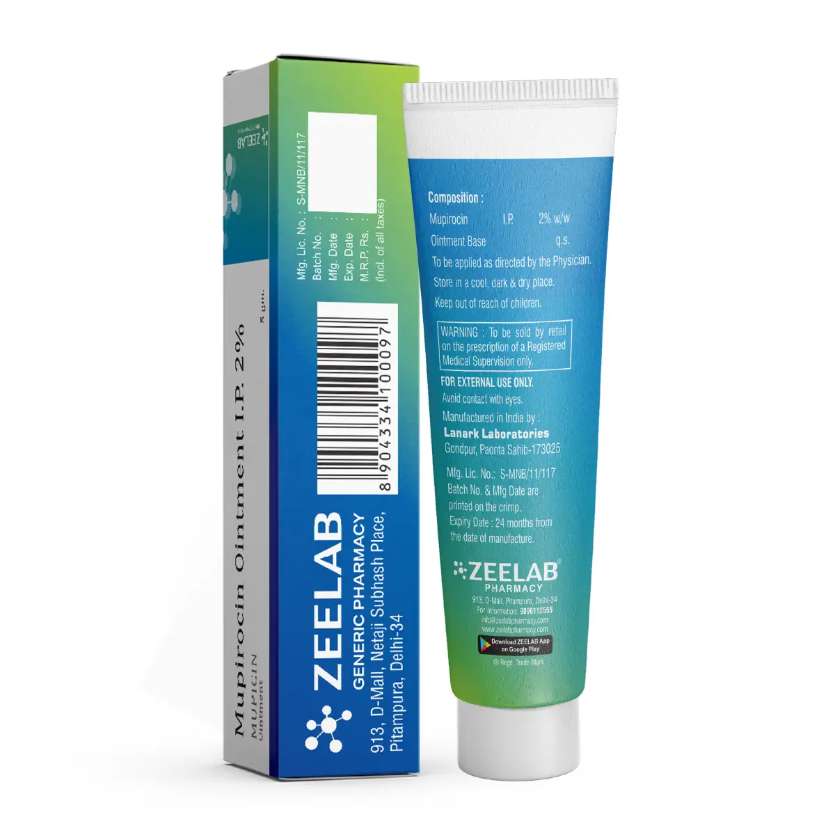 Mupicin Ointment | Protects Against Bacterial Infection & Speeds Healing