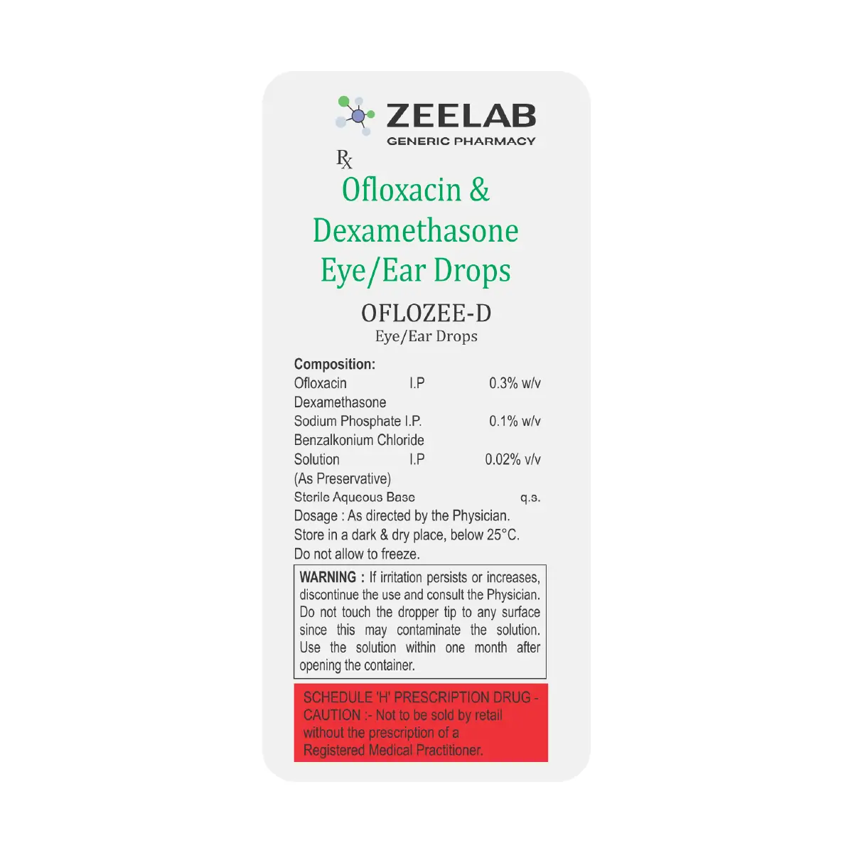 Oflozee D Eye Drops