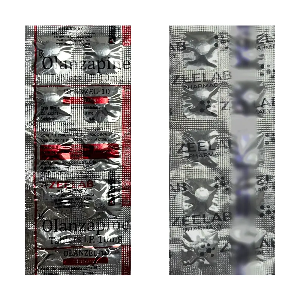 Olanzel 10 | Olanzapine 10mg Tablet | Strip of 10 Tablets
