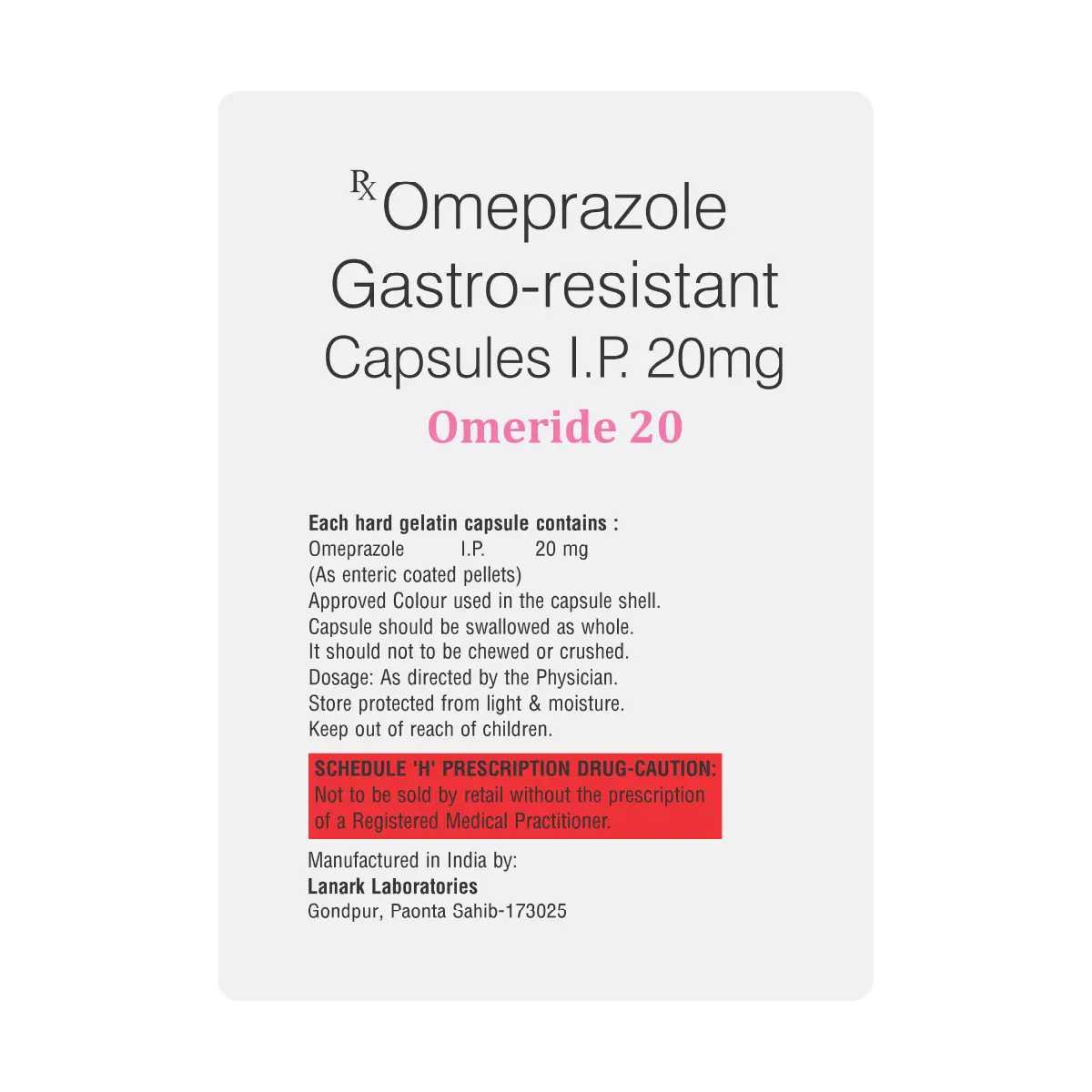 Omeride 20 Capsule