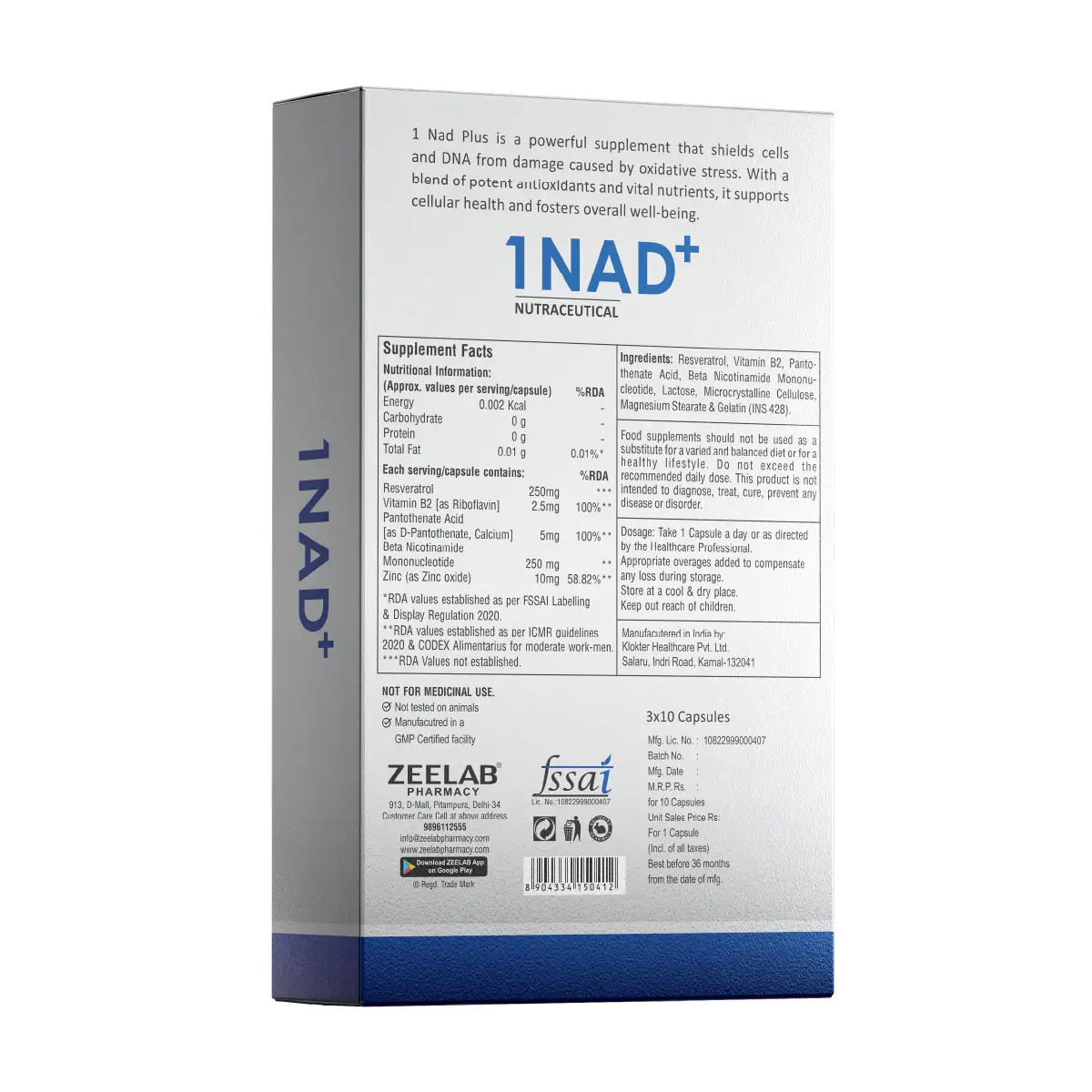 1 NAD PLUS Capsule