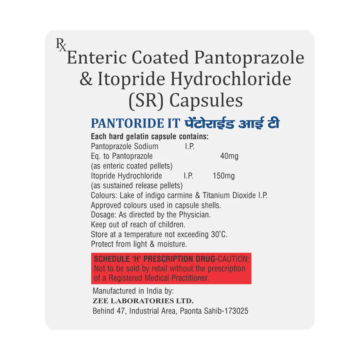 Pantoride IT SR Capsule 