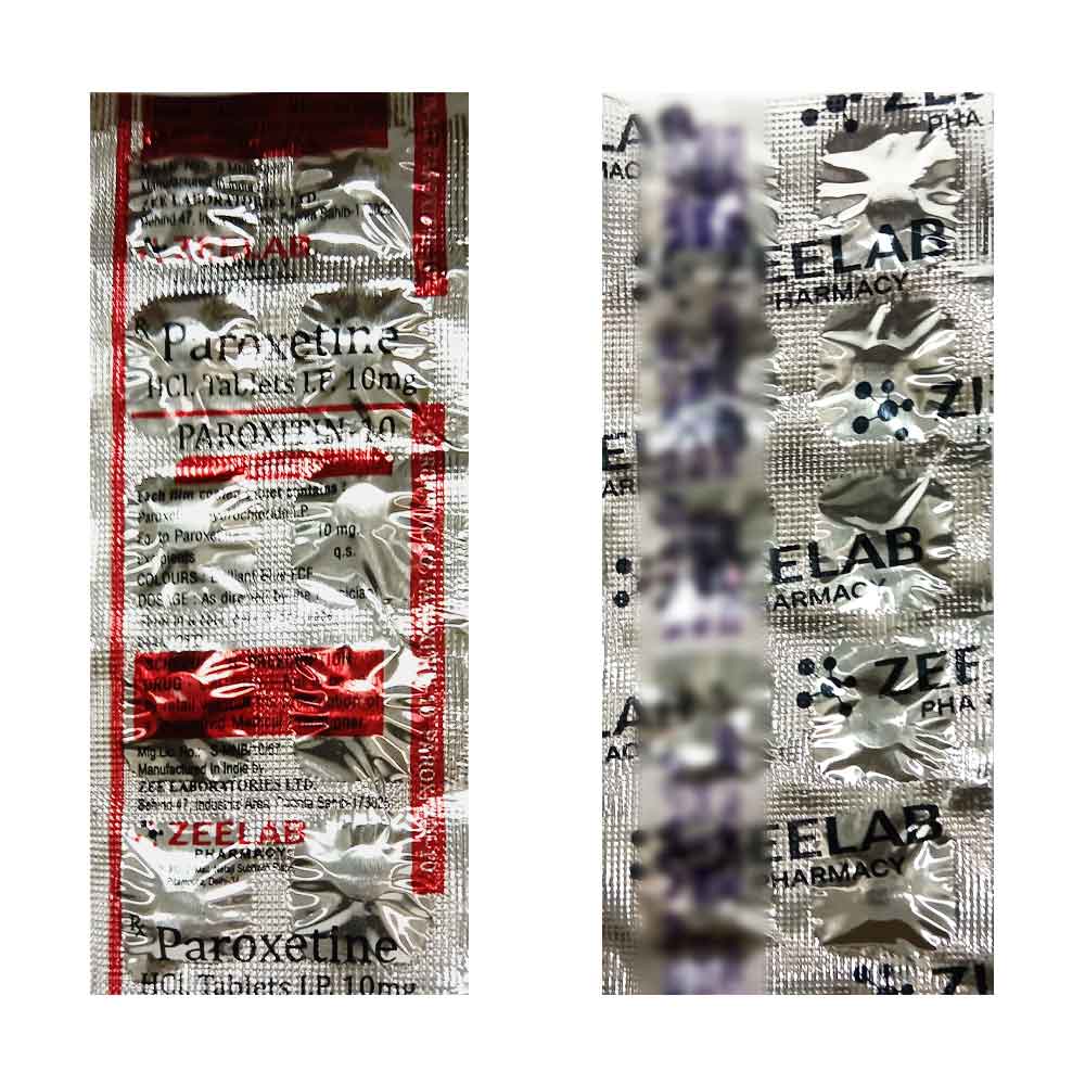 Paroxitin 10 | Paroxetine 10mg Tablet | Strip of 10 Tablets