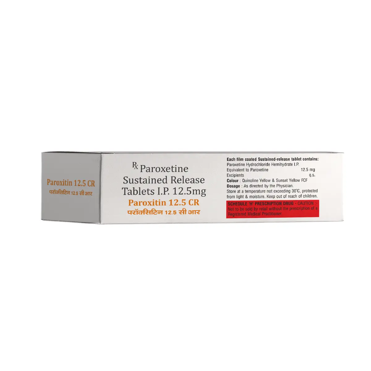 Paroxitin Paroxetine 12.5mg CR Tablet