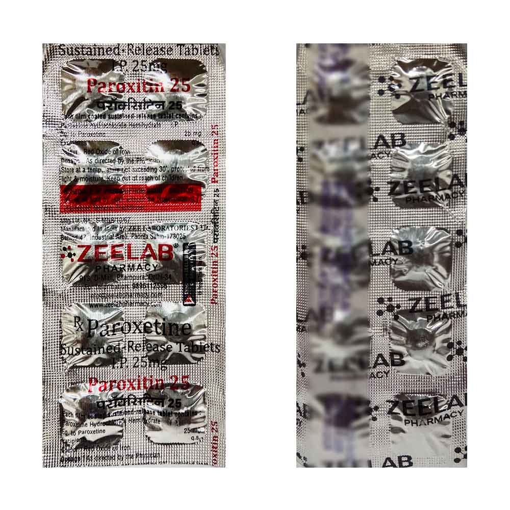 Paroxitin 25 | Paroxetine 25mg Tablet | Strip of 10 Tablets