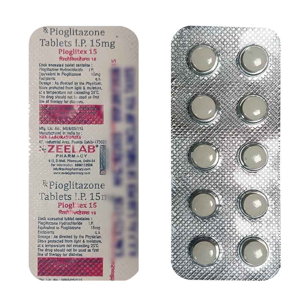 Pioglitex 15 Tablet