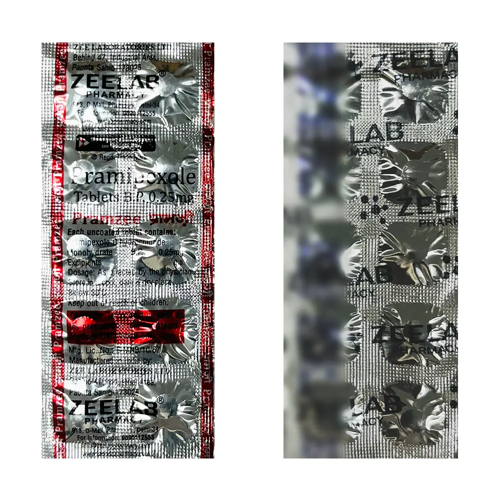 pramipexole 0.25mg tablet