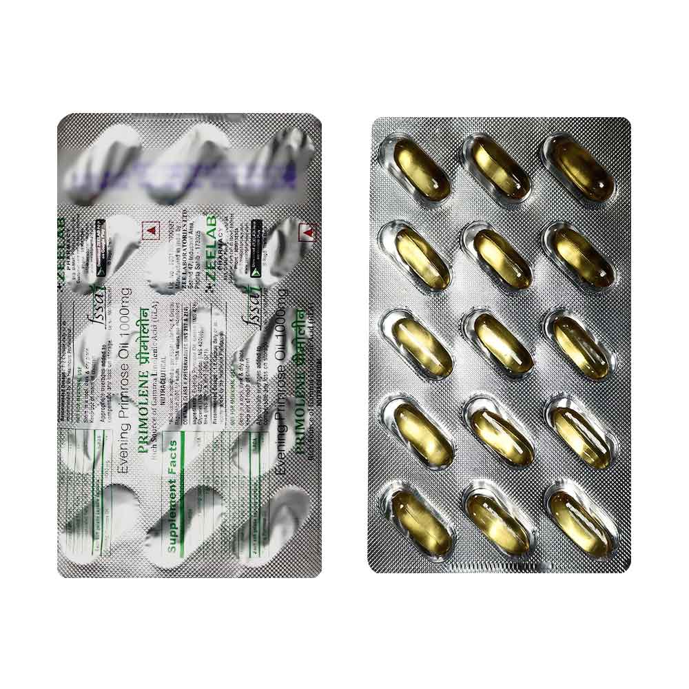 Primolene Women's Evening Primrose Oil Softgels Capsules