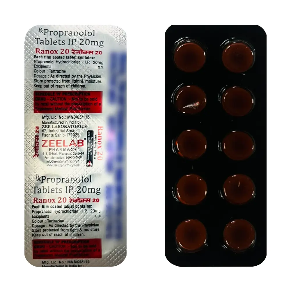 propranolol 20mg tablet