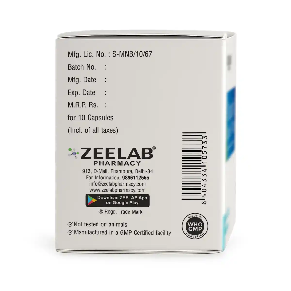Racotril 100 Capsule | Racecadotril 100mg Capsule | Strip of 10 Capsules