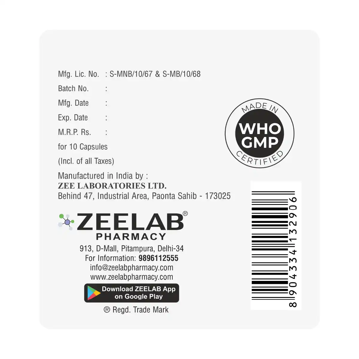 Rosze A 10 | Aspirin 75mg + Rosuvastatin 10mg Capsule | Strip of 10 Capsules