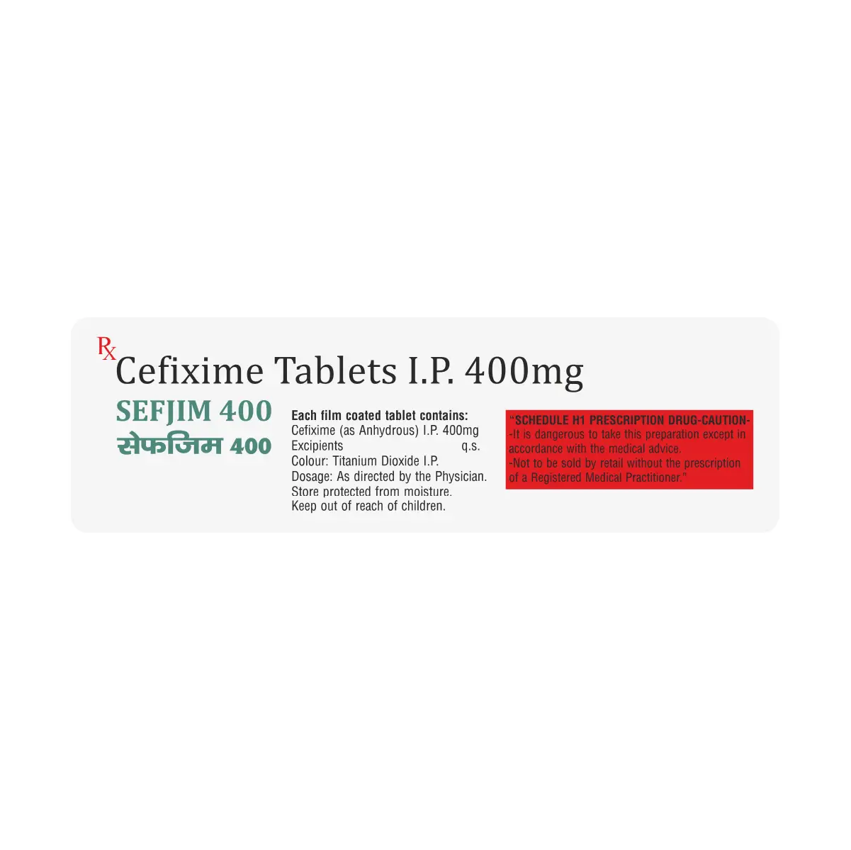 Sefjim 400 Antibacterial Tablet