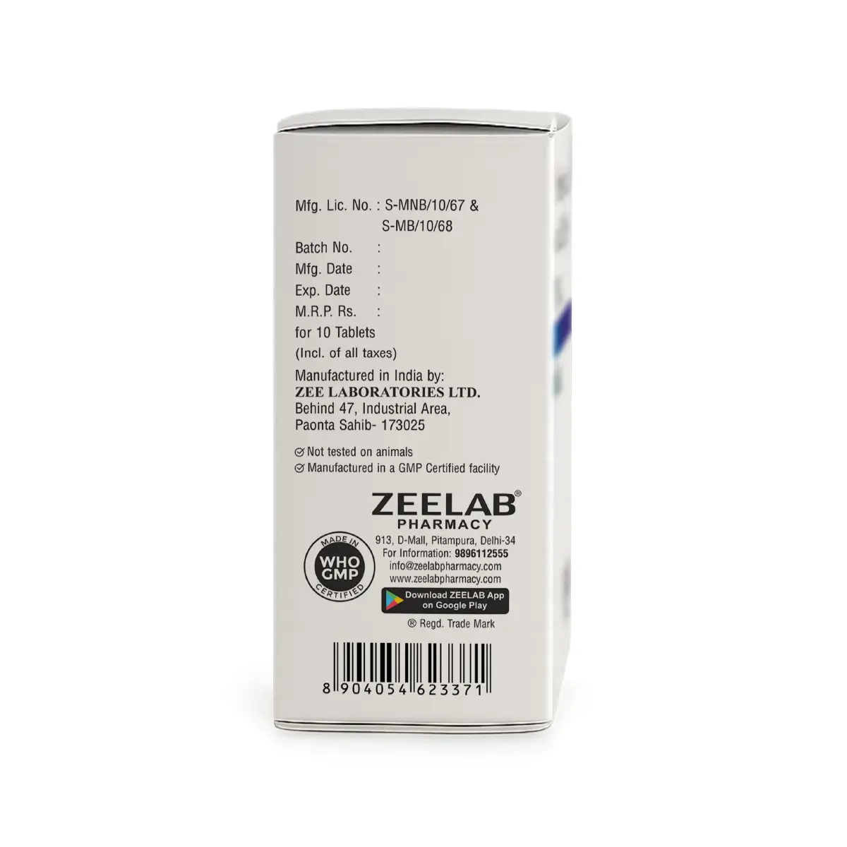 Sefjim CL 325 | Cefixime 200mg + Clavulanic Acid 125mg Antibiotic Tablet | Strip of 10 Tablets