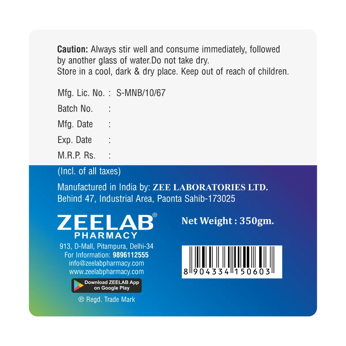 Sensegood Powder 350gm