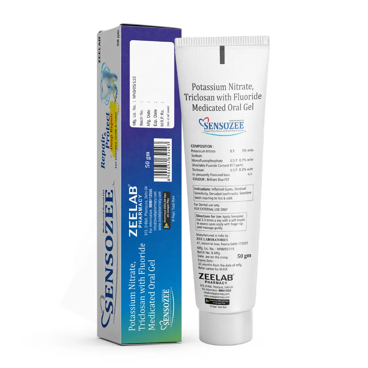 Sensozee Medicated Dental Gel