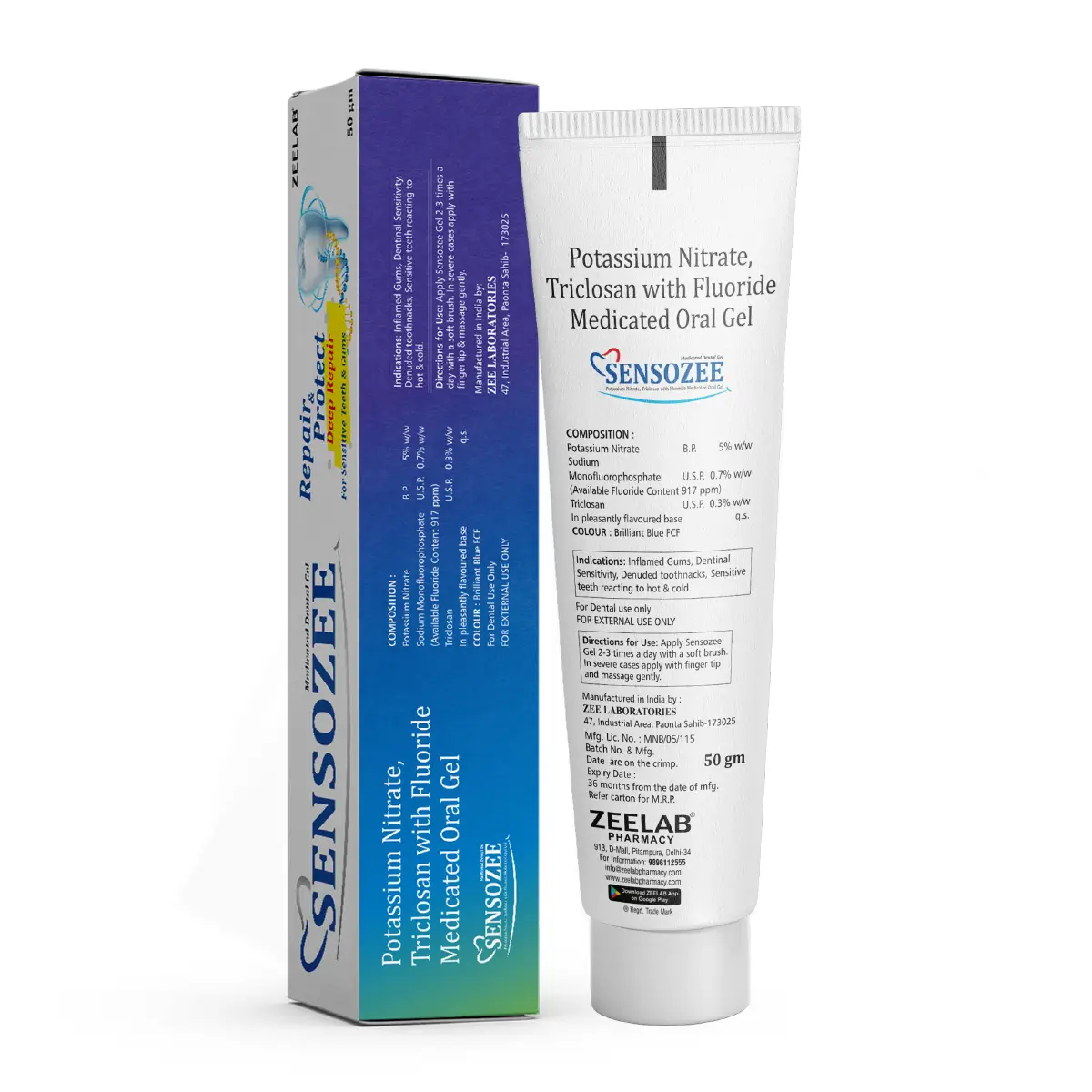 Sensozee Medicated Dental Gel