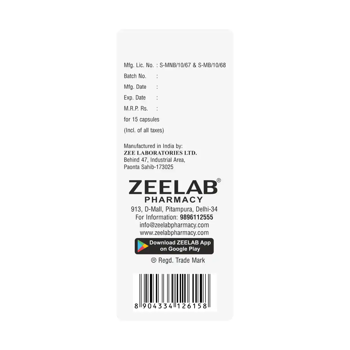 Silozem D | Silodosin 8mg + Dutasteride 0.5mg Capsule | Strip of 15 Capsules