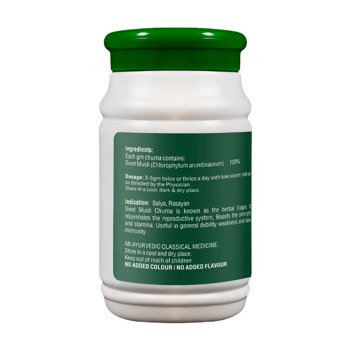 Zeelab Swet (Safed) Musli Churna 100gm | Fertility, Strength and Immunity