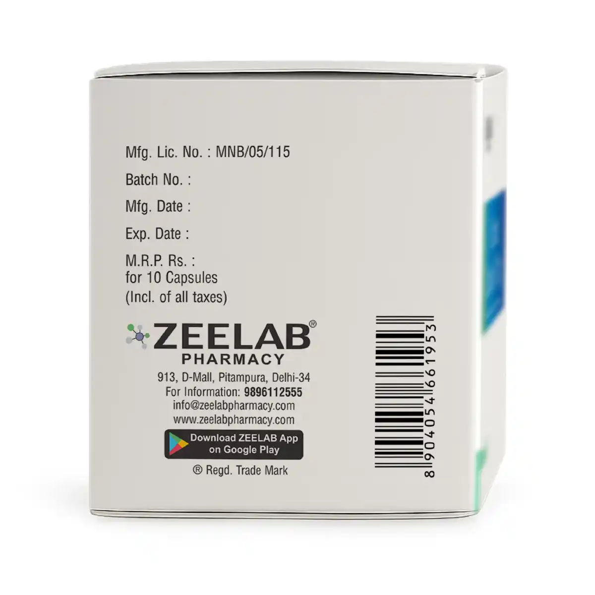 Tacrosze 0.5 | Tacrolimus 0.5mg Capsule | Strip of 10 Capsules