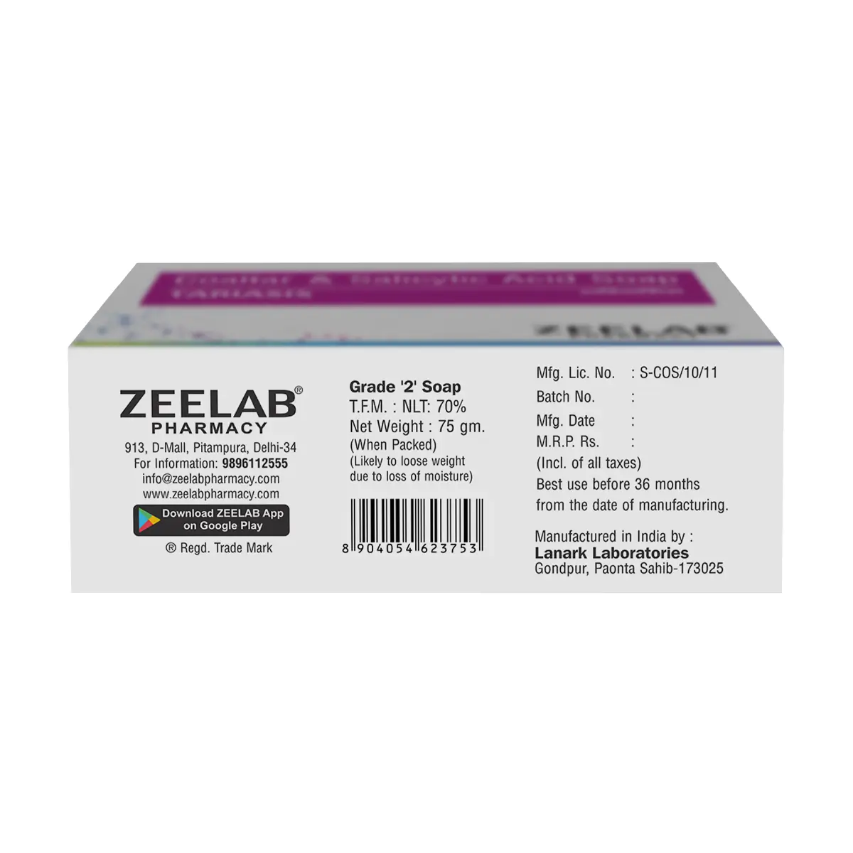 Tariasis Soap 75gm