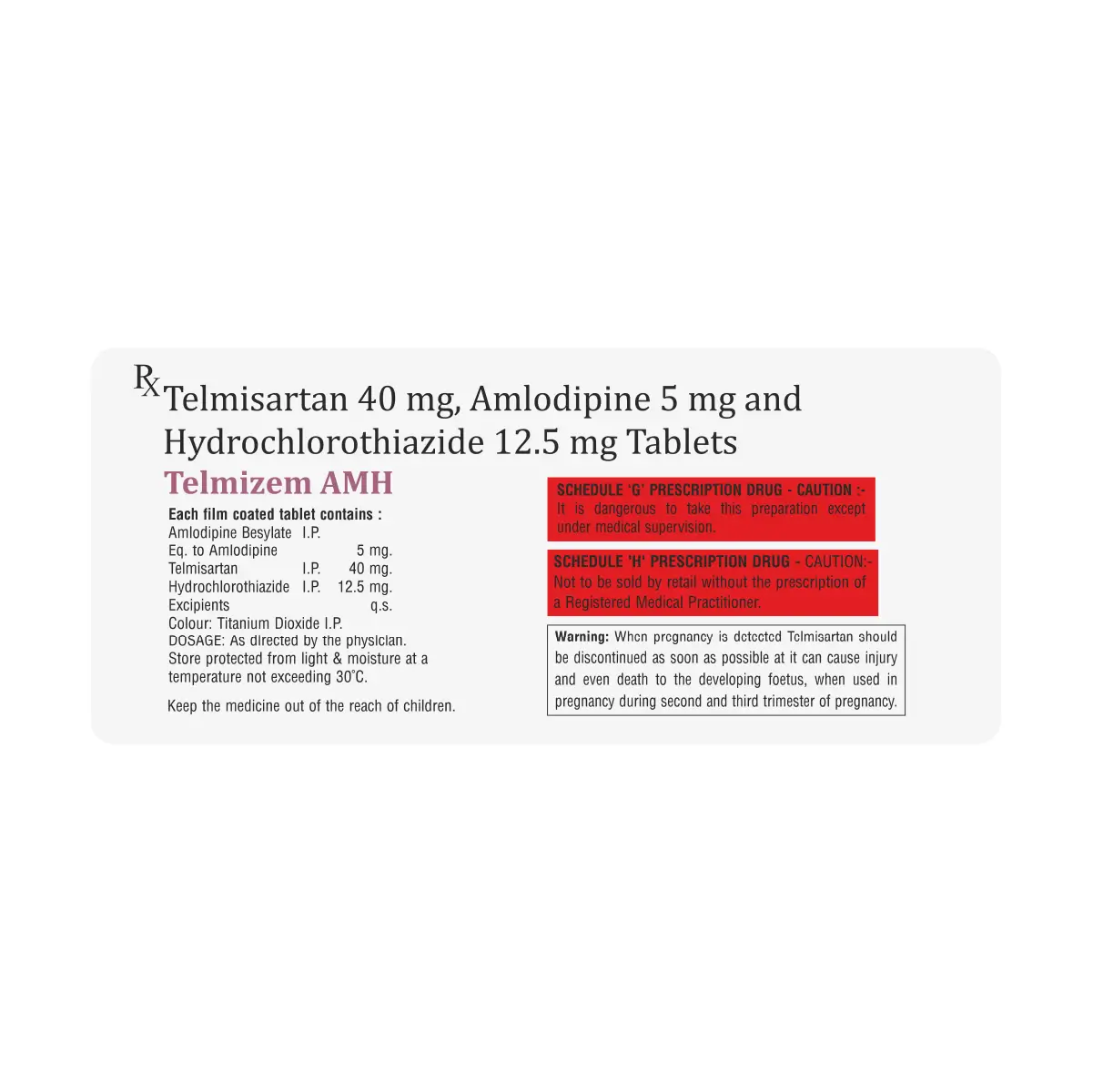 Telmizem AMH Hypertension Tablet