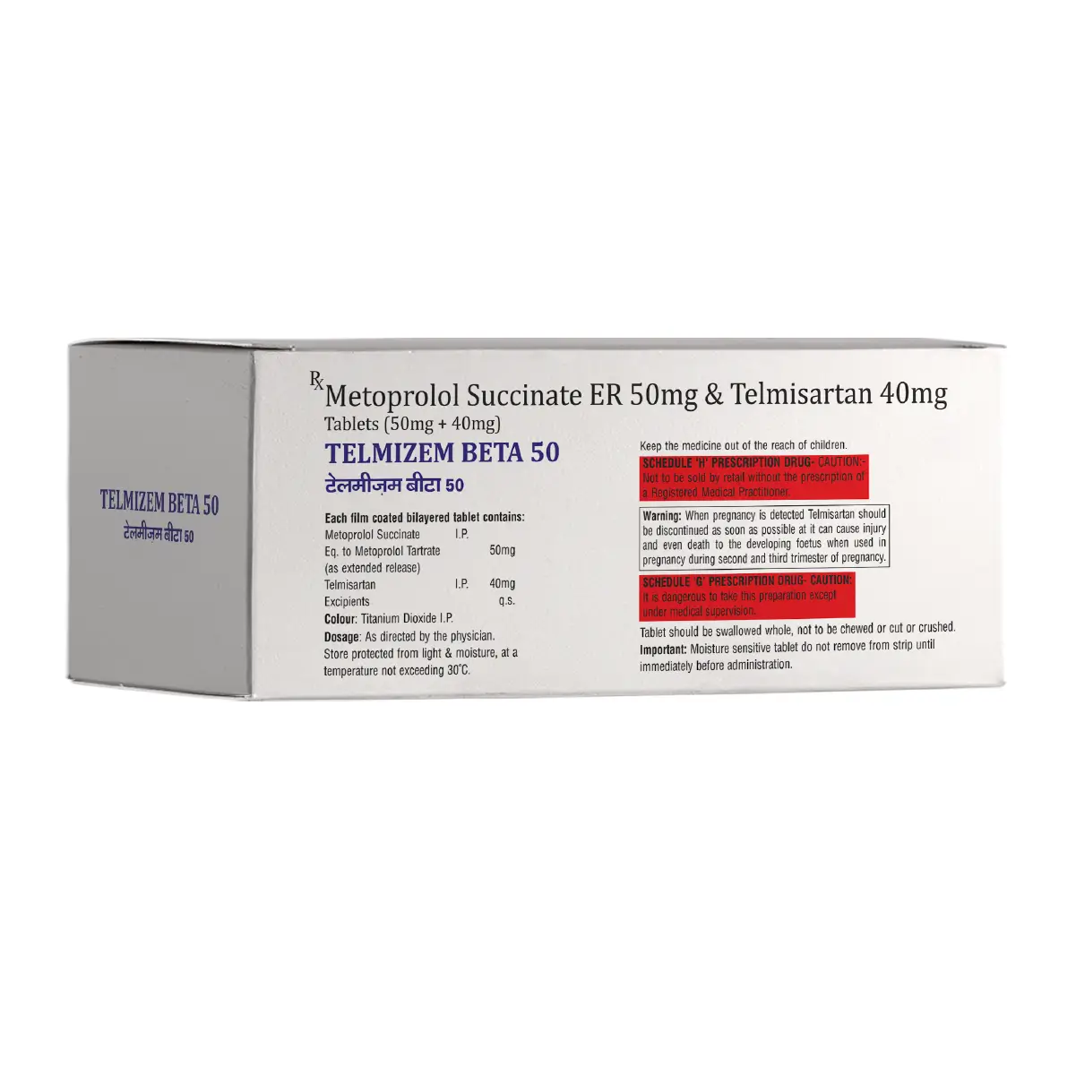 Telmizem Beta 50 Tablet