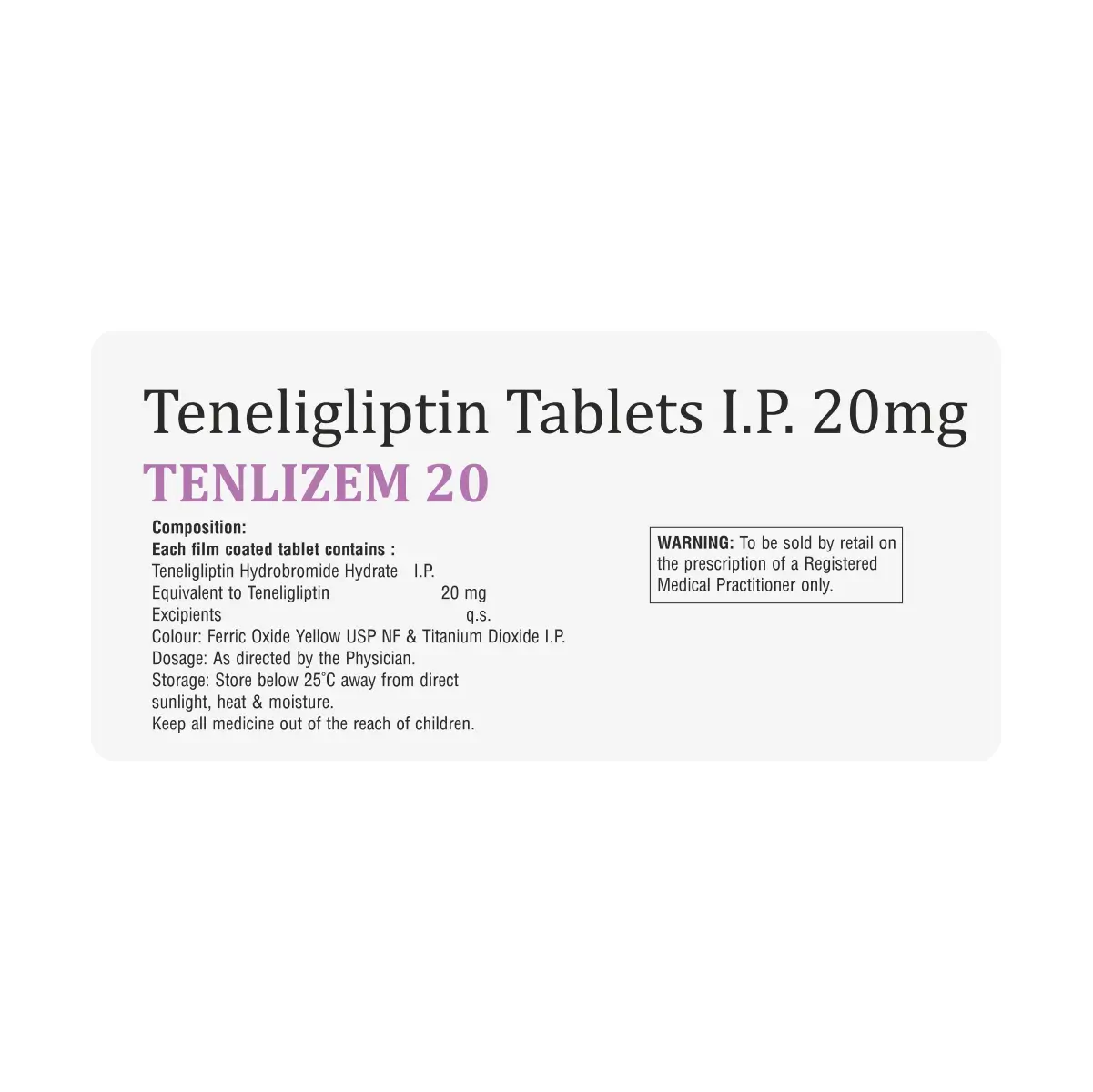 Tenlizem 20 Tablet