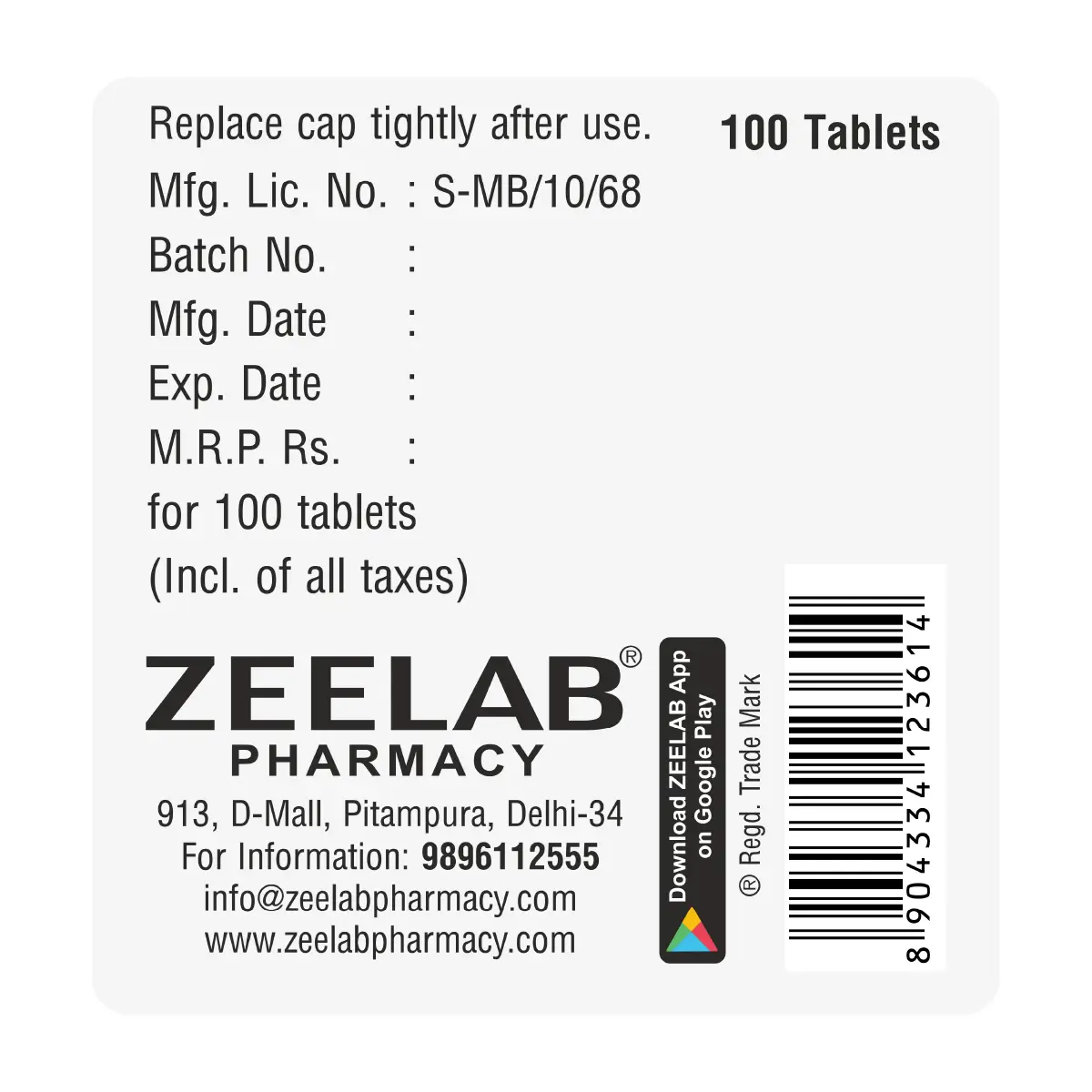 Thyronex 125 Tablet
