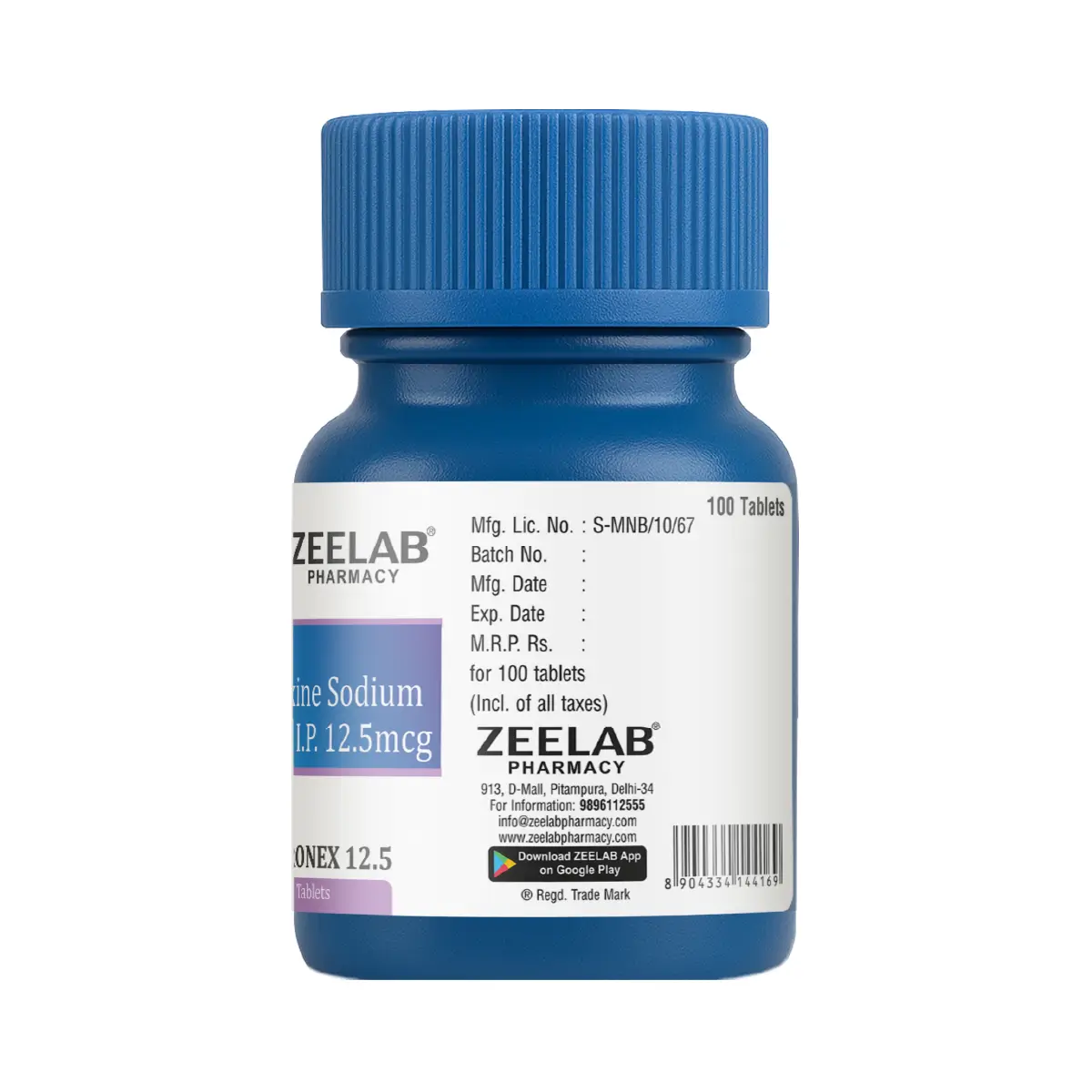 Thyronex 12.5 Tablet