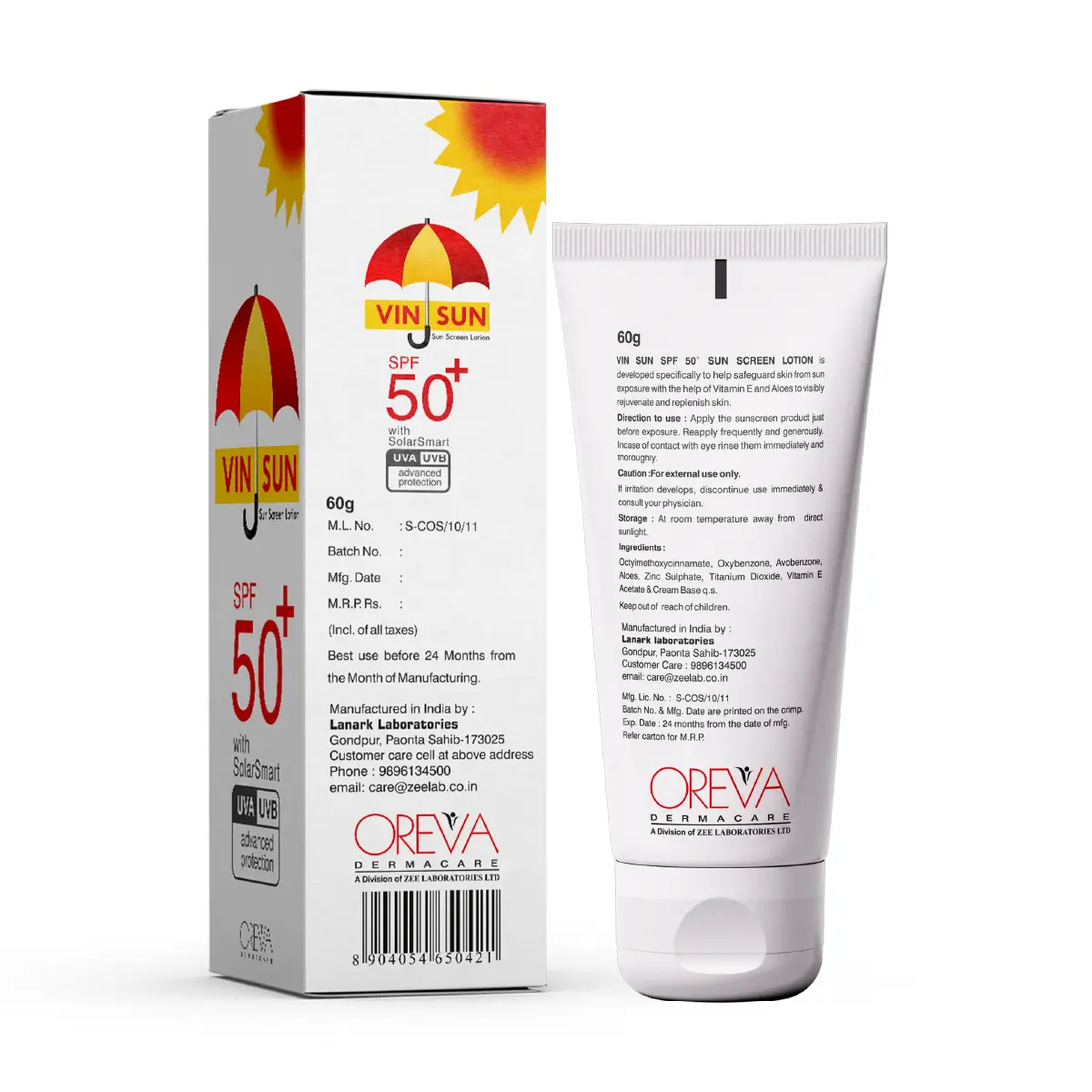 VinSun Sunscreen Lotion SPF 50+